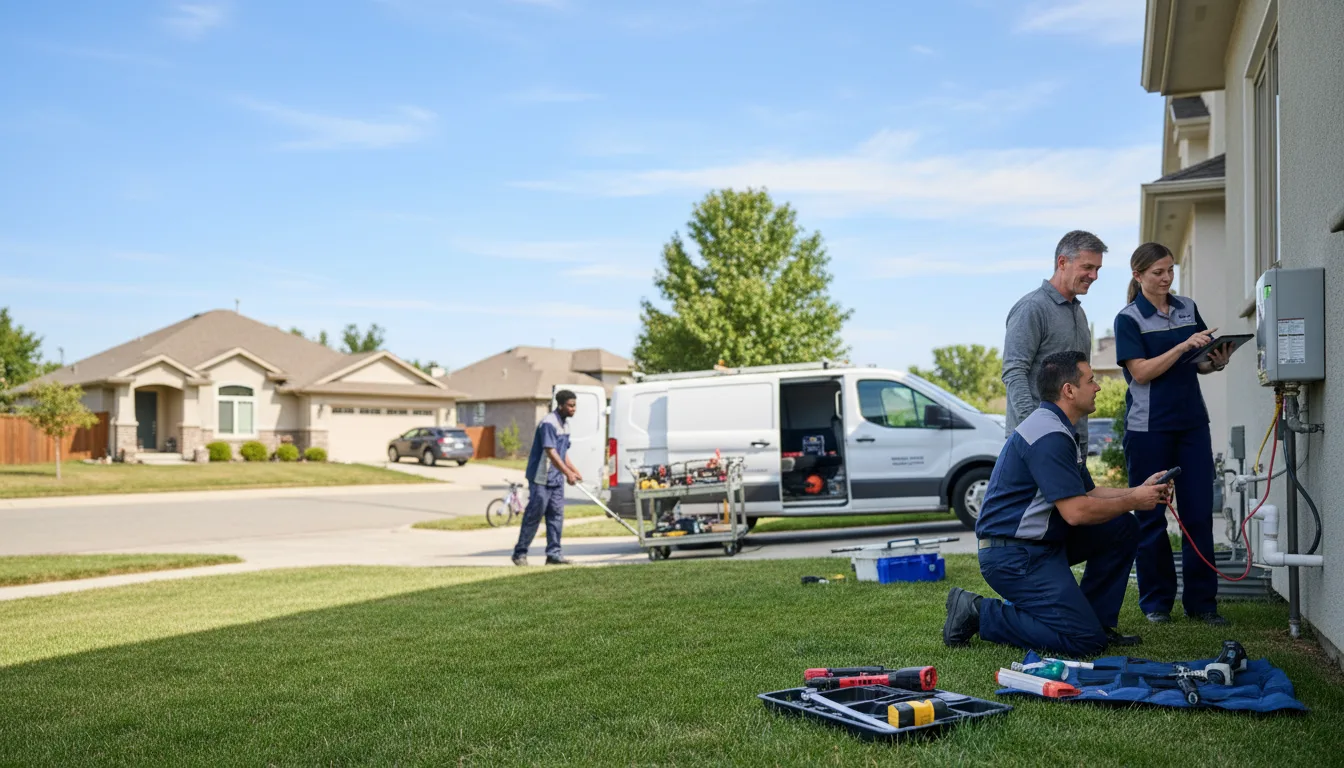 Tankless water heater service in Barry, TX